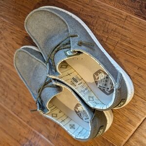 Hey Dude Green Slip-On Loafers